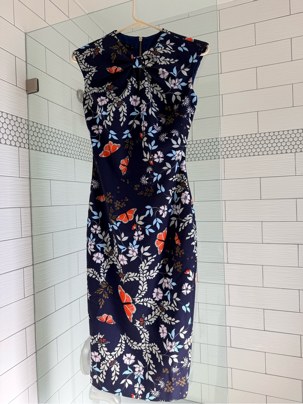 Ted Baker Kairra Kyoto Midi Dress  size 0 🦋